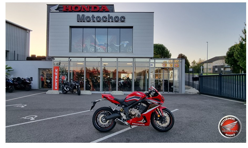 HONDA CBR650R MOTOCHOC  ONET LE CHATEAU 